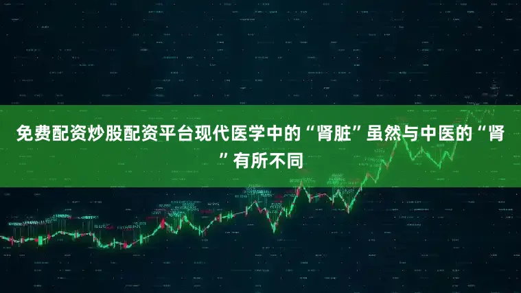 免费配资炒股配资平台现代医学中的“肾脏”虽然与中医的“肾”有所不同